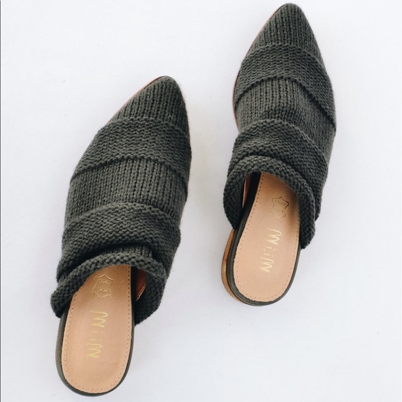 Mi.iM Shoes - NEW MI.IM Fali Mule Black Soft Fabric Slide Ons